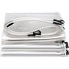 ZICHOUYING 1x2m Telo Impermeabile Trasparente Occhiellato, 0.3mm Telone Antipioggia per Est