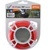 Stihl FILO NYLON STIHL TONDO ROSSO 2,7 X 9 METRI PER TAGLIABORDI E DECESPUGLIATORI