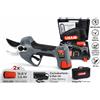LISAM TL32 FORBICE DA POTATURA A BATTERIA Ø32mm CON 2 BATTERIE FODERO VALIGETTA