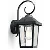Philips LED Lampada da Parete Buzzard, per Esterni, Attacco E27, Nero