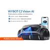 Wybot Robot piscina WYBOT C2 Vision AI 180 mq cordless doppio filtro brushless pareti