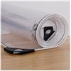ZICHOUYING 2.4x2m Telo Impermeabile Trasparente Occhiellato, 0.3mm Telone Antipioggia per E