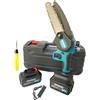 NTL MOTOSEGA A BATTERIA 68V MINI ELETTROSEGA POTATORE LAMA 8 POLLICI DOPPIA BATTERIA