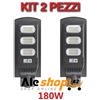 Tempo di Saldi KIT 2 PEZZI LAMPIONE STRADALE LED 90 W PANNELLO SOLARE FOTOVOLTAICO JD1940 CON T