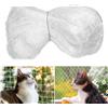 BluVast 3 x 10m Rete per Gatti, 2.5cm Diametro Foro Rete Gatti balcone, Bianco Rete Balc