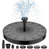 AISITIN Fontana Solare da Giardino 2.5W, Pompa Solare per Fontana, da