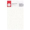 Rayher Hobby 38921000 Lettere corsivo, Autoadesive, 3 cm, A4, Bianco