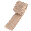 Dioche Rotolo di Juta Naturale Largo 5 Cm/10 Cm/15 Cm Rotoli di Nastro di Iuta di Tela
