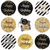 MiDube Adesivi 216 Pezzi Compleanno Adesivi Etichette Fatti a Mano Sticker Tag A