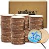BIOGRAT Dischi di Legno Dischetti legno 5-6 cm 80 pz da Decorare, Tronco Legno