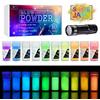 DecorRom Pigmento di Resina Epossidica Fluorescente con Lampada UV - Polvere Fluorescente