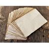 Wanderings Vintage Handmade Deckle Edge Cards - 2"x3.5" - 150 GSM - 50 Pack Blan