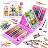 KINSPORY 290 pezzi valigetta colori bambina, pittura valigetta per bambini, Set
