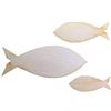 Petra's Bastel-News Petra's Bastel News A-KFH3560 Pesciolini in Legno di 3 Misure Diverse, 60