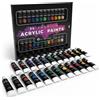 Castle Art Supplies Scatola di colori acrilici per principianti, studenti o artisti - perfetta combi