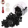 Comealltime Set di 248 ceralacca ottagonale con 2 lumini e 1 cucchiaio da