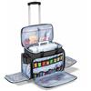Luxja Borsa per Macchina da Cucire con Trolley Staccabile, Borse da Trasporto Ma