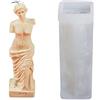 Molyorch Silicone per Candele Making Stampo, Torso 3D Venere Dea FAI DA TE Candela, Vener