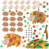 Smdbzda 256 Pezzi Hedgehog Craft Kit, Set di Lavoretti con Ricci per Bambini, Ki