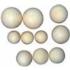 JOWE Sfera JOWE in legno di faggio con foro - 10 pz sfere in faggio diam. 50-80 mm