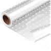 YSTrillion Involucro di Cellophane,1Roll Rotolo di Bianco dot Cellophane Traspar
