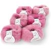 ggh Kidseda Box - 6 gomitoli, lana mohair con seta per lavorare a maglia, colore