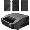 Black+Decker - Piastra 3 in 1 BXSA754E | 750W | Piastre Intercambiabili Sandwich