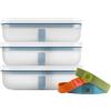 ZWILLING Fresh & Save - Set di contenitori per il pranzo, misura L, 3 pezzi, in