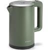 Tognana Iridea, Bollitore Elettrico Cordless 1,7 L, plastica-acciaio inox, verde
