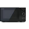 SHARP YC-GG02EB - Forno a microonde con grill, 700 W, 20 l, 3 livelli di potenza