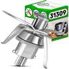 ONIX TECH Lame per Bimby TM21 per Robot da Cucina con Guarnizione per Vorwerk Bi