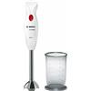 Bosch MSM24100 Frullatore ad immersione 400W Acciaio inossidabile, Bianco frulla