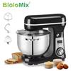Biolomix Impastatrice Planetaria Digitale Automatica Robot da Cucina 6LT 1200W Inox-Black