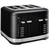 KitchenAid 5KMT4109EBM Ghisa Nero, Tostapane 4 Fette Automatico