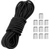 Rairsky 6 mm x 10 m Corda Elastica Resistente Cordino Elastico Tent Elastic Rope, Corde