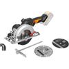 Worx WX531.9 Sega circolare compatta ad immersione ø 120mm 20V a batteria - solo