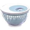 Snips , Centrifuga Scola Insalata, Madame Butterfly,4 LT, Bianco e Azzurro, Made