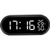 Lowell Sveglia Digitale Orologio LED Nero con Funzione Snooze