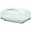 Guzzini Copriformaggio Rettangolare Gocce, Trasparente, 25.5 x 18 x h11.5 cm