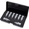 KS Tools 917.1490 Serie Bussole ad Inserto TX, Snodo, 8 Pezzi, T8-T40, 1/4