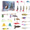 Kaempe Calendario Avvento 2025 Pesca per Uomo, Natale Calendario Dell'Avvento 2025, Set