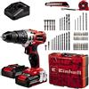 Einhell TE-CD 18/2 Li-i +64 (2x2,0 Ah) Akku-Schlagbohrschr auber