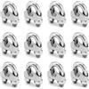 ZKGYUS Morsetti per Cavo Acciaio 5 mm - Serracavo in Acciaio M5 Inox 304 DIN741 - Clip