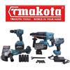 MAKOTA Kit 5 In 1 Motori Brushless Makota Flex Trapano Impulsi Avvitatore Tassellatore