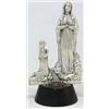 GTBITALY 40.049.30 008 statua apparizione madonna di Lourdes su base legno argento