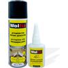 Wolfix Colla Cianoacrilica con Attivatore -100g+400ml- Super Attack Professional
