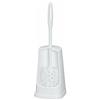 Wenko 19607100 Portascopino per WC Simple Bianco, Materiale plastico, 12 x 40.5