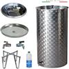 Belvivere BOTTE CONTENITORE PER VINO / OLIO PER ALIMENTI IN ACCIAIO INOX 18/10 BELVIVERE