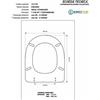 ACB/COLBAM Copriwater Ideal Standard ESEDRA BIANCO Cerniera Rallentata Soft Close