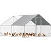 PawHut Pollaio per Esterni XXL 3x4x2m con Telaio Zincato e Copertura Anatre